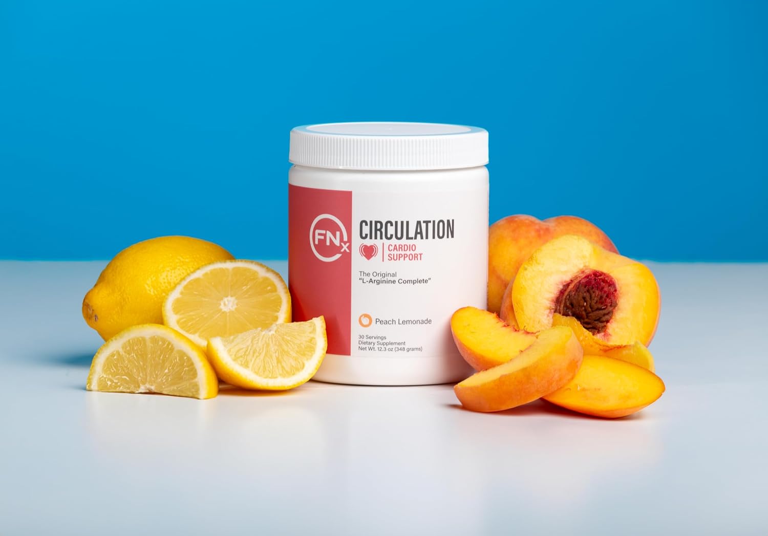L-Arginine Complete, Peach Lemonade - 5000mg L Arginine, Nitric Oxide Booster, Natural Supplement, Increases Energy and Endurance