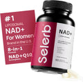 NAD+ Supplement for Women - NMN Alternative with β-NAD+, Trans-Resveratrol, CoQ10, D-Ribose - Promotes Cellular Renewal, Energy, and Radiant Skin Health - 90 Capsules