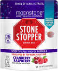 Stone Stopper Drink Mix, Cranberry Raspberry, Kidney Stone Prevention, Calcium Oxalate Protector, Developed by Urologists to Improve Hydration and Support Kidney Health, 30 Day Supply