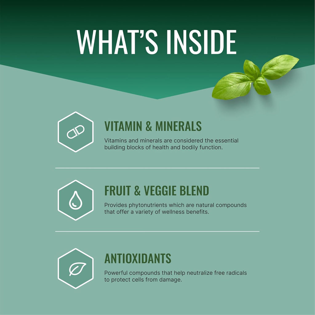 Approved Science Multi-Vitamin - with Full-Spectrum B-Vitamins, Green Tea, Lutein, Lycopene, Zeaxanthin, BioPerine - 60 Capsules - 1 Month Supply