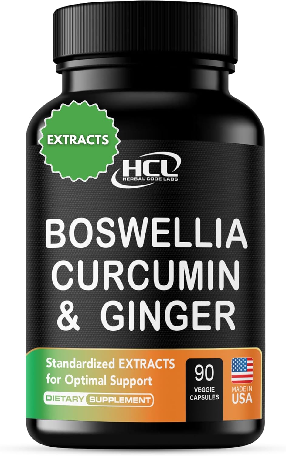 Boswellia Curcumin Ginger Extracts Supplement – Strong 95% Curcuminoids Natural Support Pills for Mobility & Flexibility – Extra Strength Boswelia with Turmeric Curcumin Organic Ginger Supplement