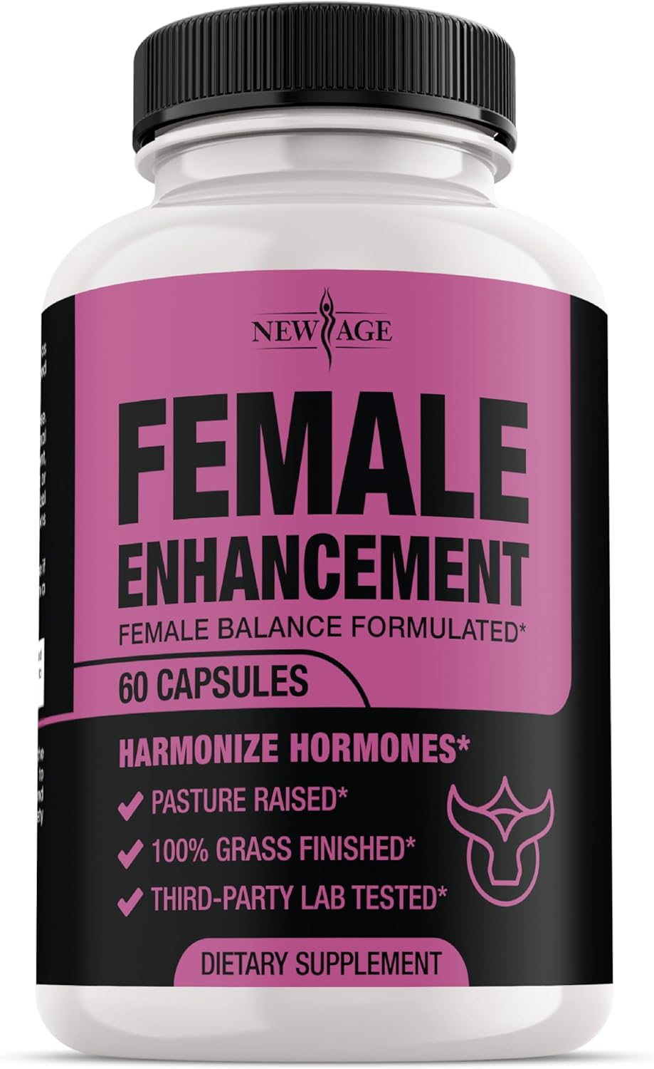 NEW AGE Beef Organ Supplement for Women – Supports Hormone Balance, Energy & Wellness – Pasture Raised Superfood – Liver, Heart, Kidney, Uterine Tissue – Ovary, Uterus, Fallopian Female Support -60
