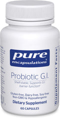 Pure Encapsulations Probiotic G.I. - Shelf Stable Probiotic for Intestinal Health & Gastrointestinal Support - with Lactobacillus & Bifidobacterium - 60 Capsules