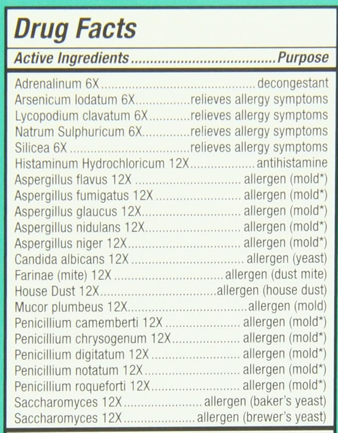 NaturalCare by bioAllers Allergy Treatment Homeopathic Formula May Help Relieve Sneezing, Congestion, Itching, Rashes & Watery Eyes 1 Fl Oz (371400702017)