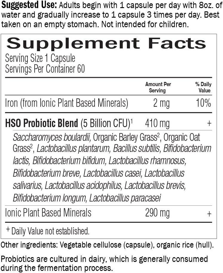 Garden of Life Probiotics for Digestive Health and Gut Health Balance, Primal Defense Ultra Ultimate Formula, 15 Billion CFU and 13 Strains Plus HSOs, Vegetarian and Gluten Free, 60 Capsules