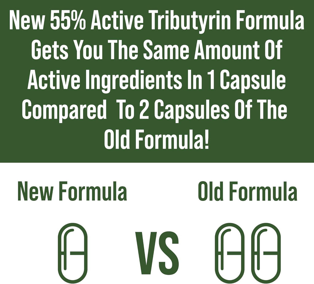 CoreBiome Tributyrin Postbiotic Supplement Clinically Tested For Gut Health. More Effective than Sodium Butyrate Capsules. High Bioavailability Post Biotics For Digestive, Leaky Gut, Colon, Microbiome