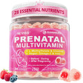Prenatal Vitamins for Women Multivitamin Gummies w/ Methylfolate 1mg, Choline Omega-3(DHA+EPA) Iron, Postnatal Vitamins for Women Breastfeeding | Before,During & After Pregnancy,Sugar Free,Vegan,60Cts