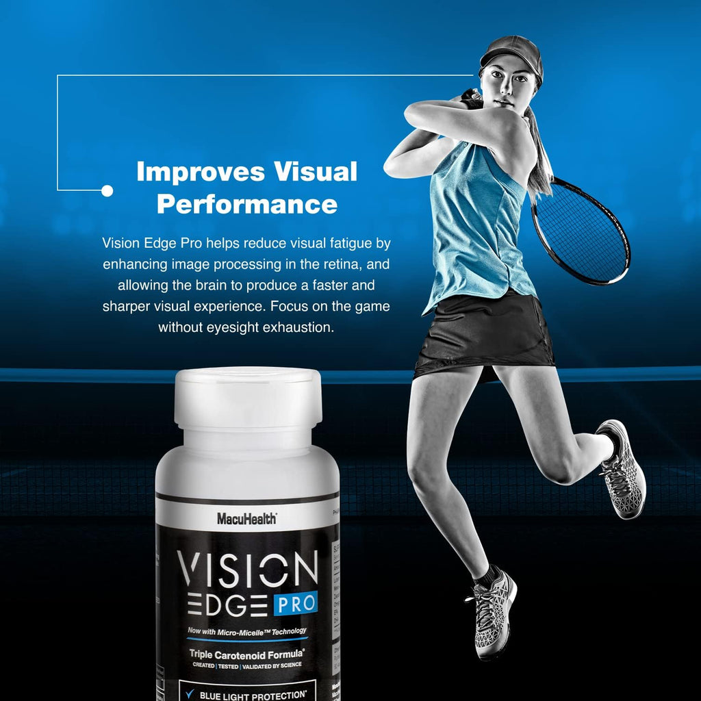 Eye Supplement for Athletes; Formula with Lutein, Zeaxanthin, and Meso-Zeaxanthin, Eye Supplements Omega 3, Essential Carotenoids for Eyes - (90 Softgels, 3 Month Supply)