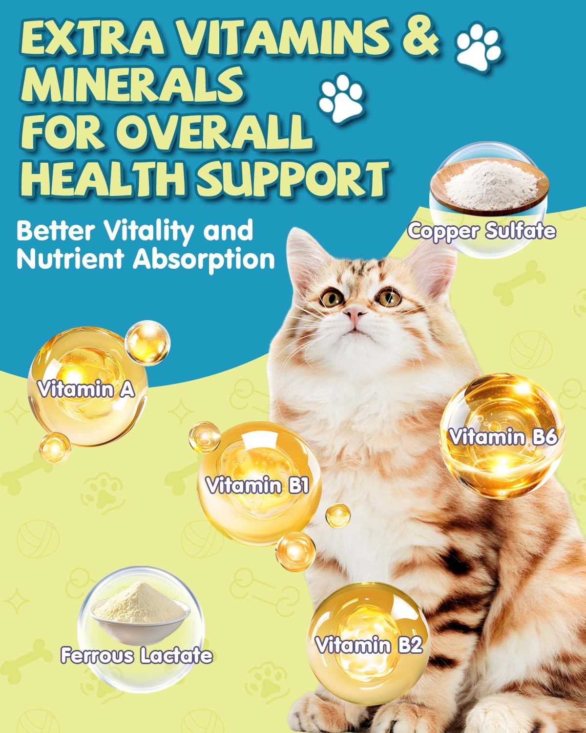 L-Lysine for Cats,Lysine Drops Immune Support Supplement,Sneezing,Cold,Allergy Relief,Runny Nose,Feline Respiratory,Natural Antibiotics for Cats with Colostrum,Taurine (Roast Chicken Flavor/2floz)