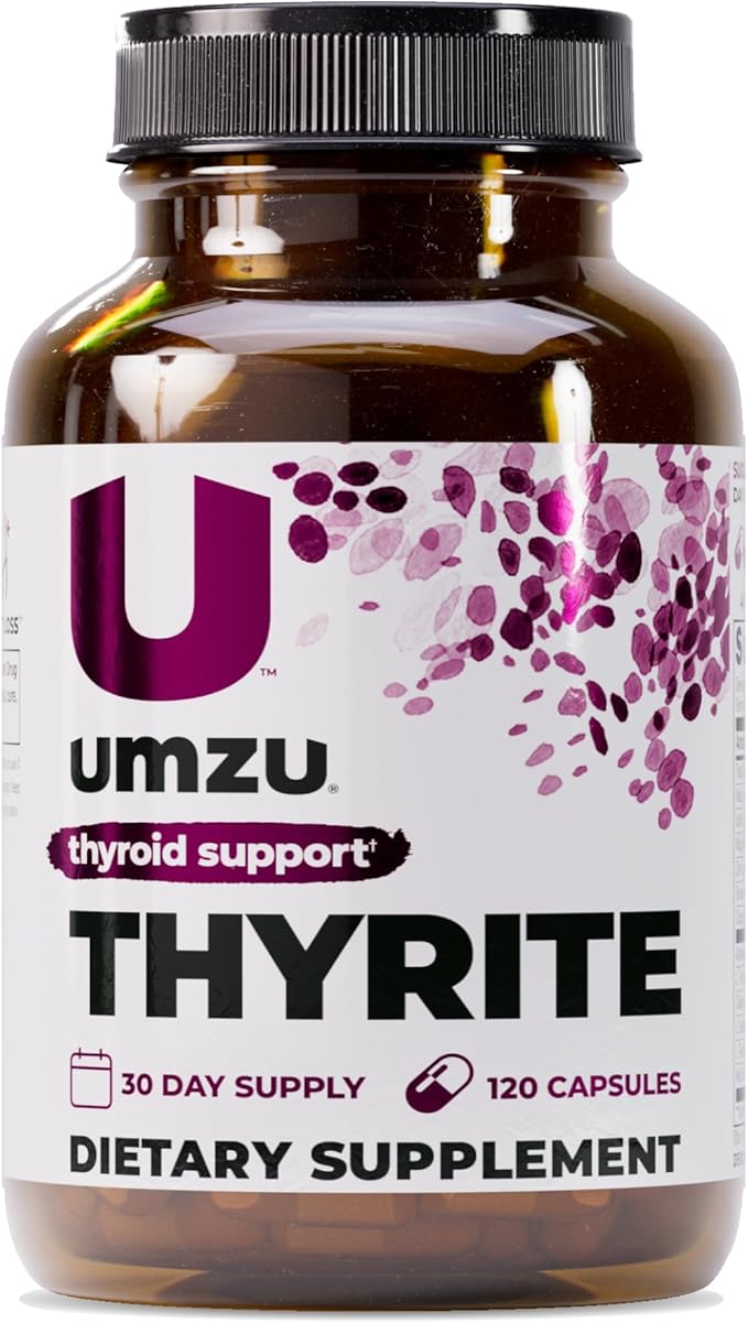 UMZU Thyrite Thyroid Support Supplement, 30 Day Supply – Magnesium Zinc Copper Iodine Selenium and Adaptogenic Herbs Formula – Supports Metabolism Energy and Daily Wellness for Balanced Daily Support