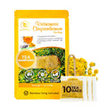 Vietnamese Chrysanthemum Tea Samplers - 10 Count + Bamboo Tong, No Sugar Added, No Caffeine, Re-Steep Chrysanthemum Floral Scent Herbal Tea for Detox, Refreshing, Relax
