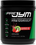 JYM Supplement Science Pre JYM Strawberry Kiwi Pre Workout Powder - BCAAs, Nootropics, Creatine HCI, Citrulline, Beta-Alanine, Betaine, Taurine, Huperzine 30 Servings