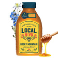 Local Hive Rocky Mountain Raw & Unfiltered – 16 oz | 100% Pure U.S. Honey | Natural Sweetener Sourced from American Bees & Beekeepers | Medium-Bodied Regional Flavor | Ideal for Tea, Baking & Cooking