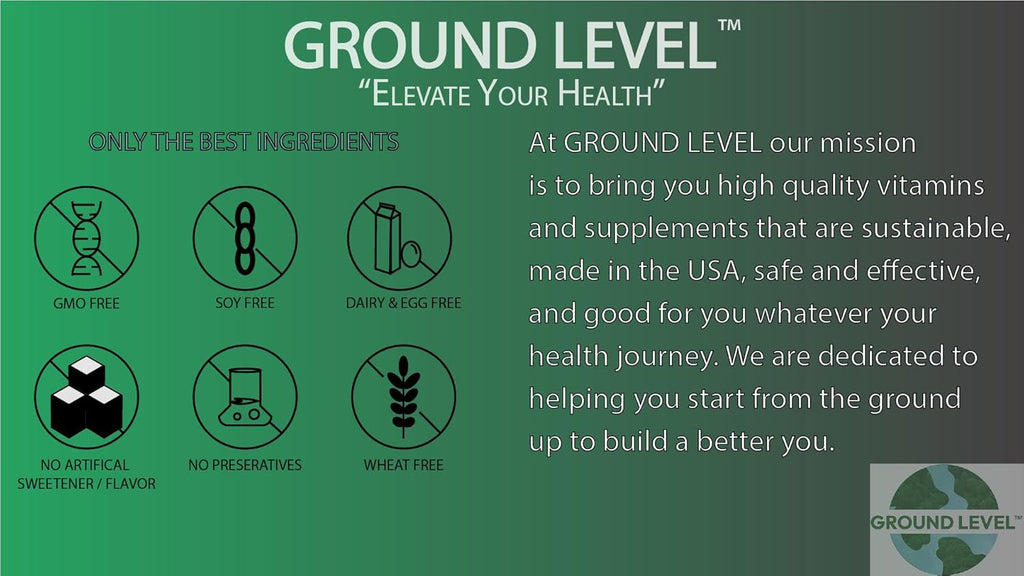 Ground Level Restful Sleep Formula with Advanced Sleep Blend, Industry Leading 200mg Magnesium and L-Theanine for Adults Plus Melatonin, Chamomile, Lemon Balm, Passionflower, and Valerian Root