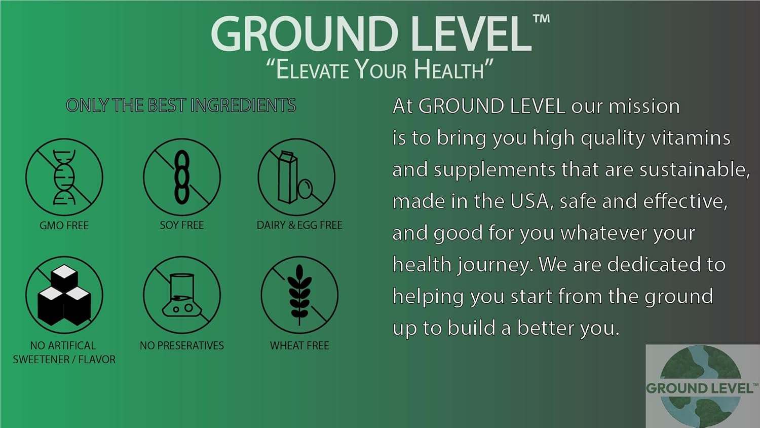 Ground Level Restful Sleep Formula with Advanced Sleep Blend, Industry Leading 200mg Magnesium and L-Theanine for Adults Plus Melatonin, Chamomile, Lemon Balm, Passionflower, and Valerian Root