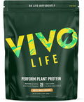 Vivo life Perform Plant Protein Powder - Pea & Hemp Protein Blend with BCAA (34.85 oz, Salted Maca Caramel)