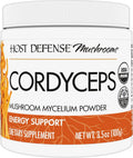 Host Defense Cordyceps Powder - Immune & Energy Support Supplement - Kidney Health Supplement with Cordyceps Mushrooms - Fitness Support Supplement to Aid Oxygen Uptake - 3.5 oz (66 Servings)*
