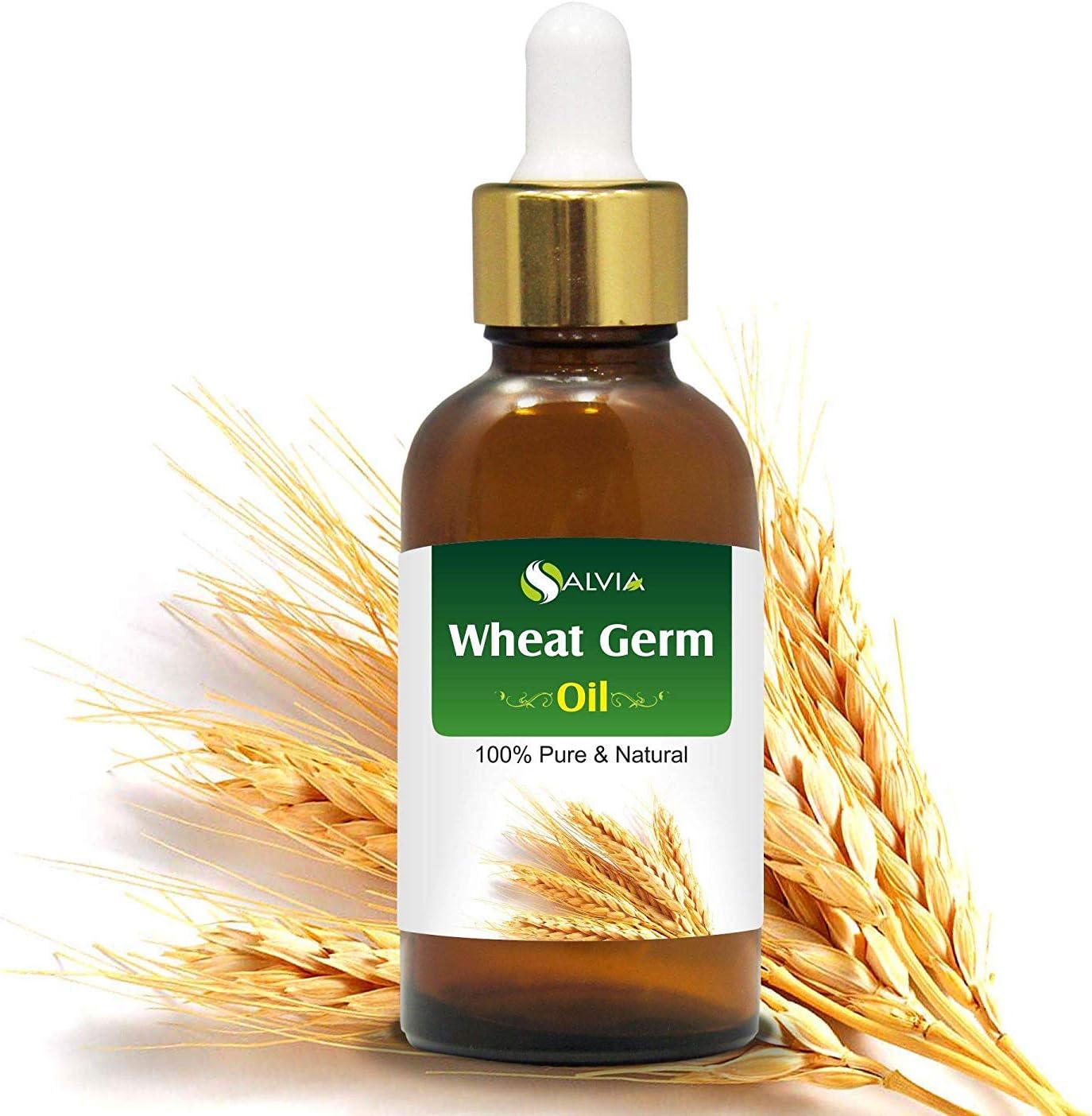 Wheat Germ (Triticum aestivum) Essential Oil 100% Pure & Natural Undiluted Uncut Cold Pressed Oil | Use for Aromatherapy (0.51 Fl Oz (Pack of 1))