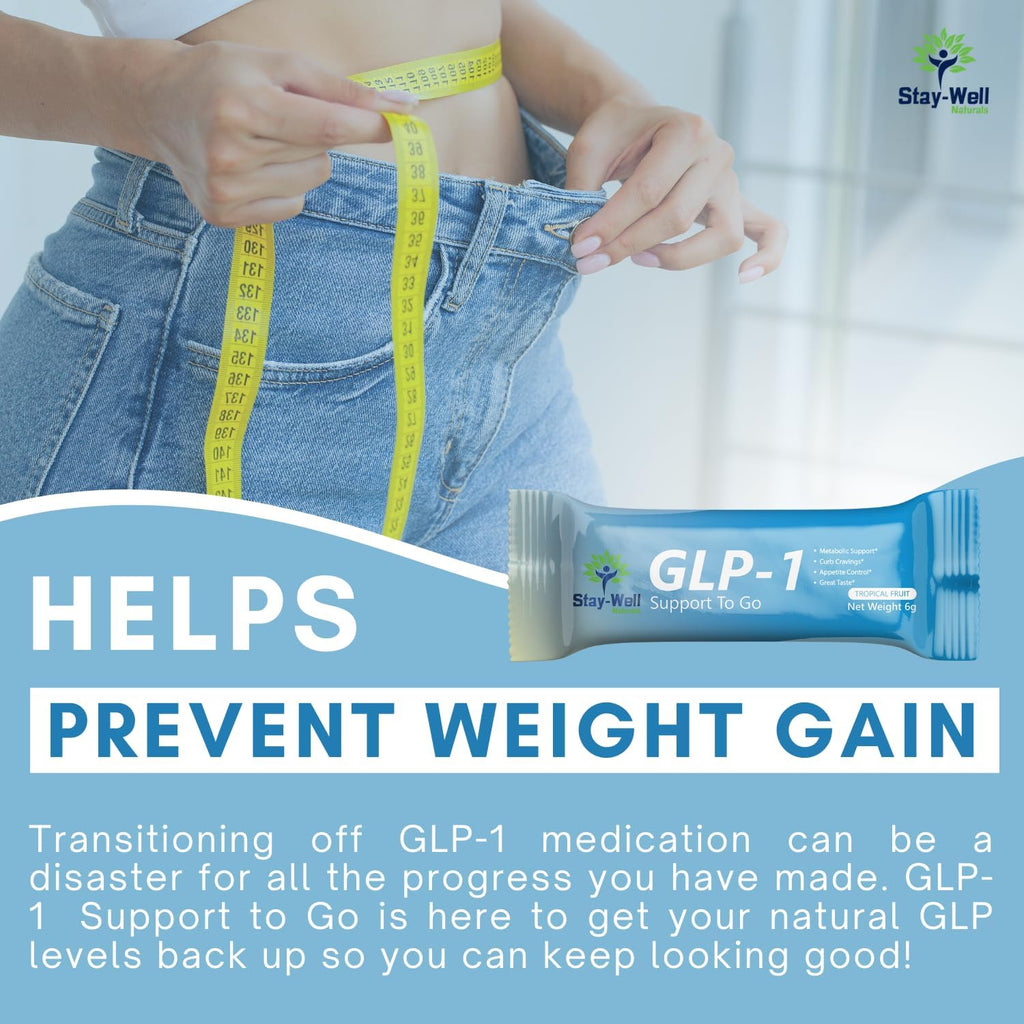 GLP-1 Supplement | Natural GLP-1 Production | GLP 1 Booster Drink Mix to Control Appetite and Cravings | Great Tasting Metabolic Support - Yerba Mate, Garcinia Cambogia, Berberine [Tropical Fruit]