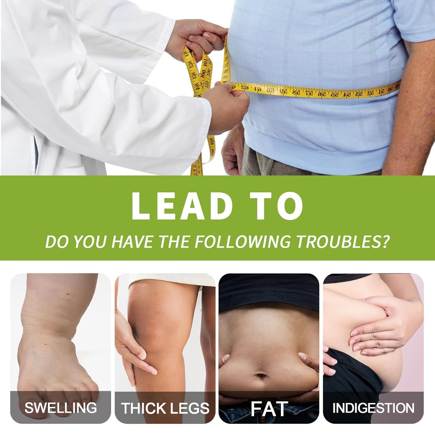 Natural plant slimming tea to help you lose weight - 14-day detoxifying slimming tea, smooths belly fat, reduces appetite, 12g*5 bags