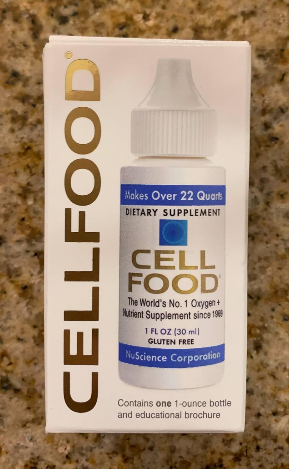 Cellfood Oxygen Boost - 1 fl oz, 10 Pack - Liquid Oxygen Supplement for Lymphatic Drainage, Altitude Sickness, Jet Lag, Fatigue, Headaches & Energy - Gluten Free, Cert. Kosher
