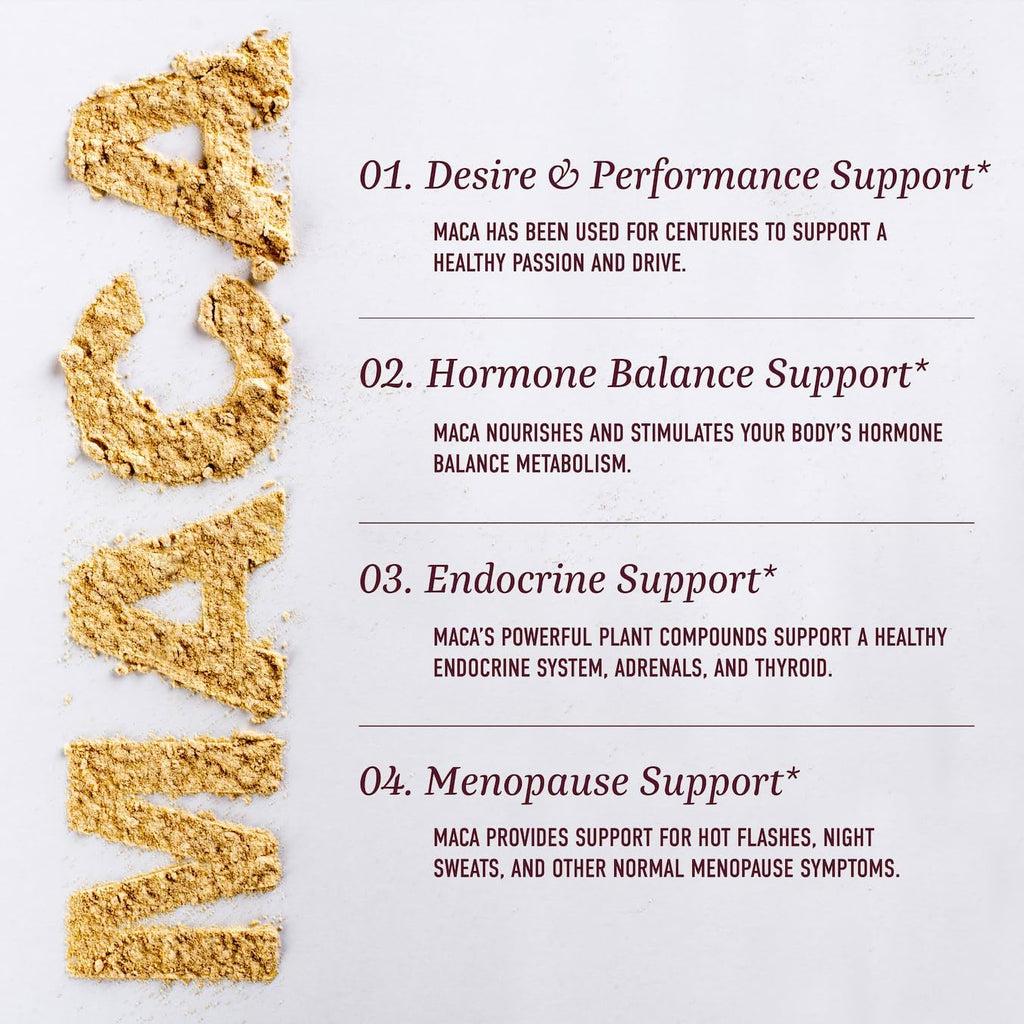 Maca Root Gummies with Natural Peach Flavor | Drive, Performance & Energy Support | Hormone Balance for Women and Men | Herbal Supplements 200MG Extra Strength | Vegetarian, Non-GMO | 60 Gummies