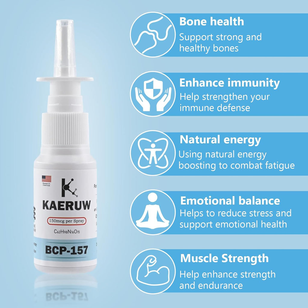 BP-C157-150mcg per Spray, 30ml Total, 200 Sprays – Tissue Repair & Gut Health Support, 1 Bottle USA Made- B