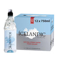 Icelandic Glacial Natural Spring Alkaline Water, 750 ml / 25.3 Fl Oz (Pack of 12)