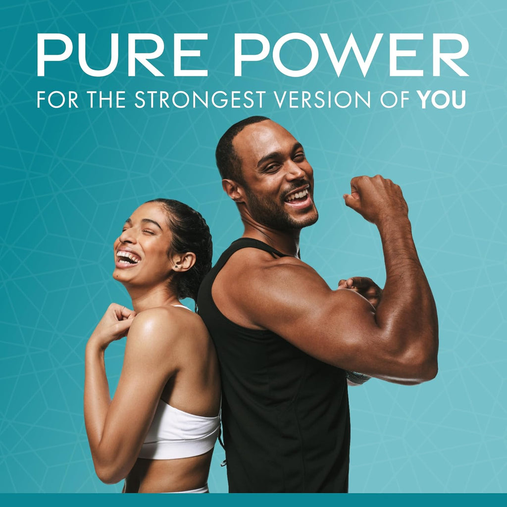 Dr. Mercola Pure Power Creatine Monohydrate - Supports Strength & Performance - Unflavored - NSF Certified - Quick-Dissolving Powder - 17.60 oz - 100 Servings