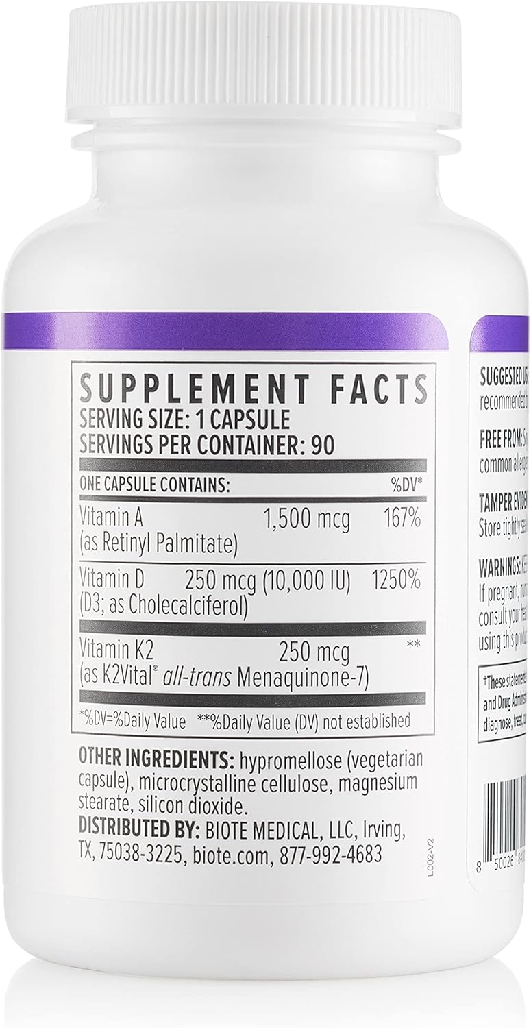 Biote Nutraceuticals - ADK 10 - Immunity + Cardiovascular (90 Capsules)
