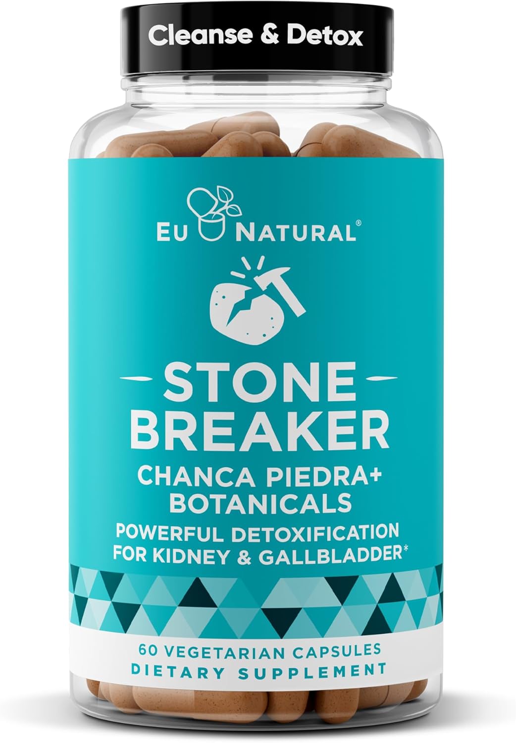 Chanca Piedra Stone Breaker - The Original Stone Breaking Formula with Celery Seed & Parsley to Detox Urinary Tract & Flush Impurities - Kidney & Gallbladder Cleanse - Natural Dissolver - 60 Capsules