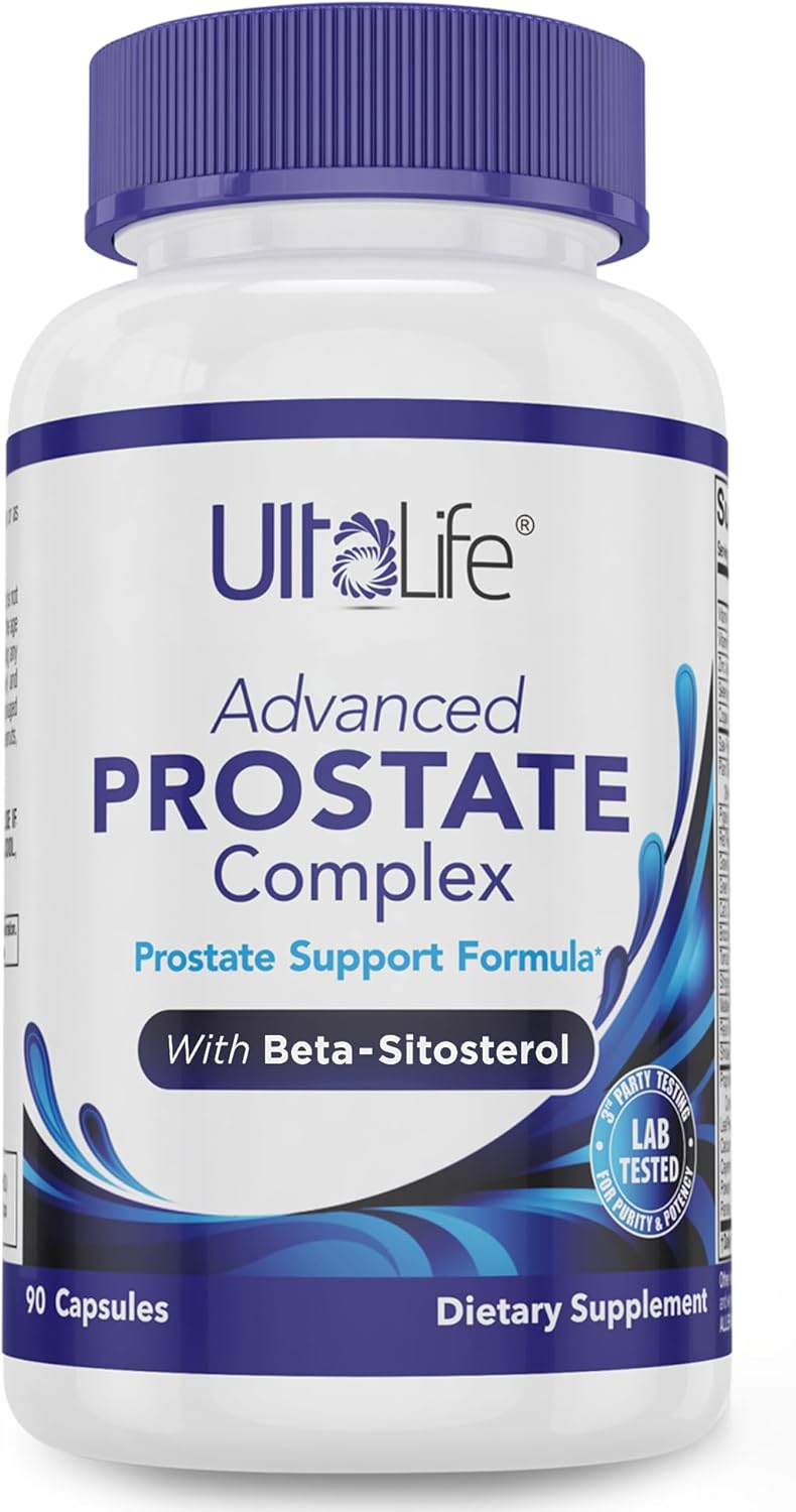 Advanced Saw Palmetto Prostate Supplement for Men with Beta Sitosterol Promotes Urinary Comfort, Sleep Quality & Prostate Health 90 Capsules