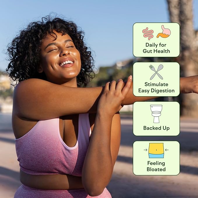 Feel Goods Gut Guardian, Digestive Health Powder Packets - Probiotic Fiber Powder with Prebiotics & L Glutamine for Gut Health, Bloating Relief & Digestion Support - Zero Sugar & Organic Flavor