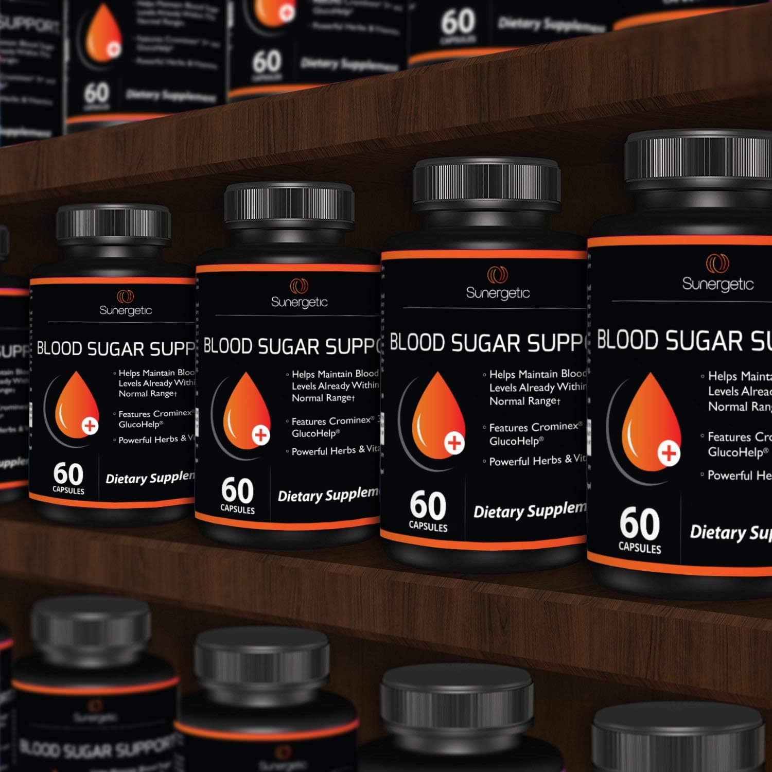 Premium Blood Sugar Support Supplement–Supports Healthy Blood Sugar Levels Already Within Normal Range – Includes Bitter Melon Extract, Vanadium, Chromium, Cinnamon, & Alpha Lipoic Acid-60 Capsules