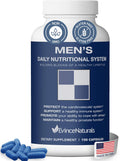 Multivitamin for Men - Men's Daily Nutritional System with Essential Vitamins & Saw Palmetto for Overall Wellbeing & Prostate Support - 150 Capsules