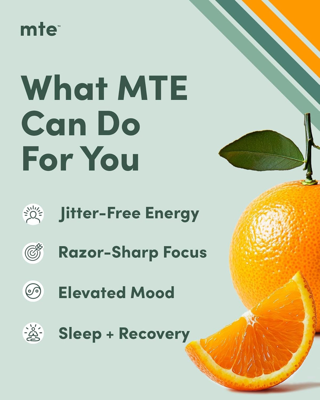 MTE Healthy Energy Drink Powder Packets | Caffeine Free & Sugar Free Energy | Boosted Focus and Productivity | 24 Drink Pouches | Paraxanthine Nootropic Supplement
