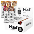 Huel Complete Nutrition Vegan Protein Bars | Variety Pack | 27 Vitamins & Minerals, 2g Sugar, Non-GMO, 100% Plant Based Snack | 15 Pack