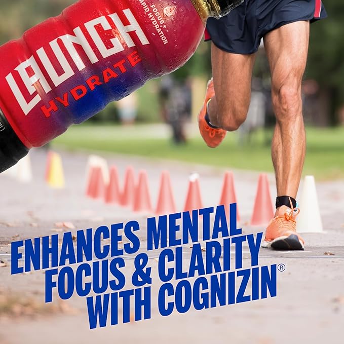 Sports Drink: Fruit Punch Flavor - 16.9 Oz (12 Pack), Energy Drink + Hydration, Real Cane Sugar, Electrolytes, Cognizin for Focus, Vitamin B12 Energy Boost, L-Glutamine Hydration Formula, No Artificial Sweeteners, Colors, or High Fructose Corn Syrup – ...