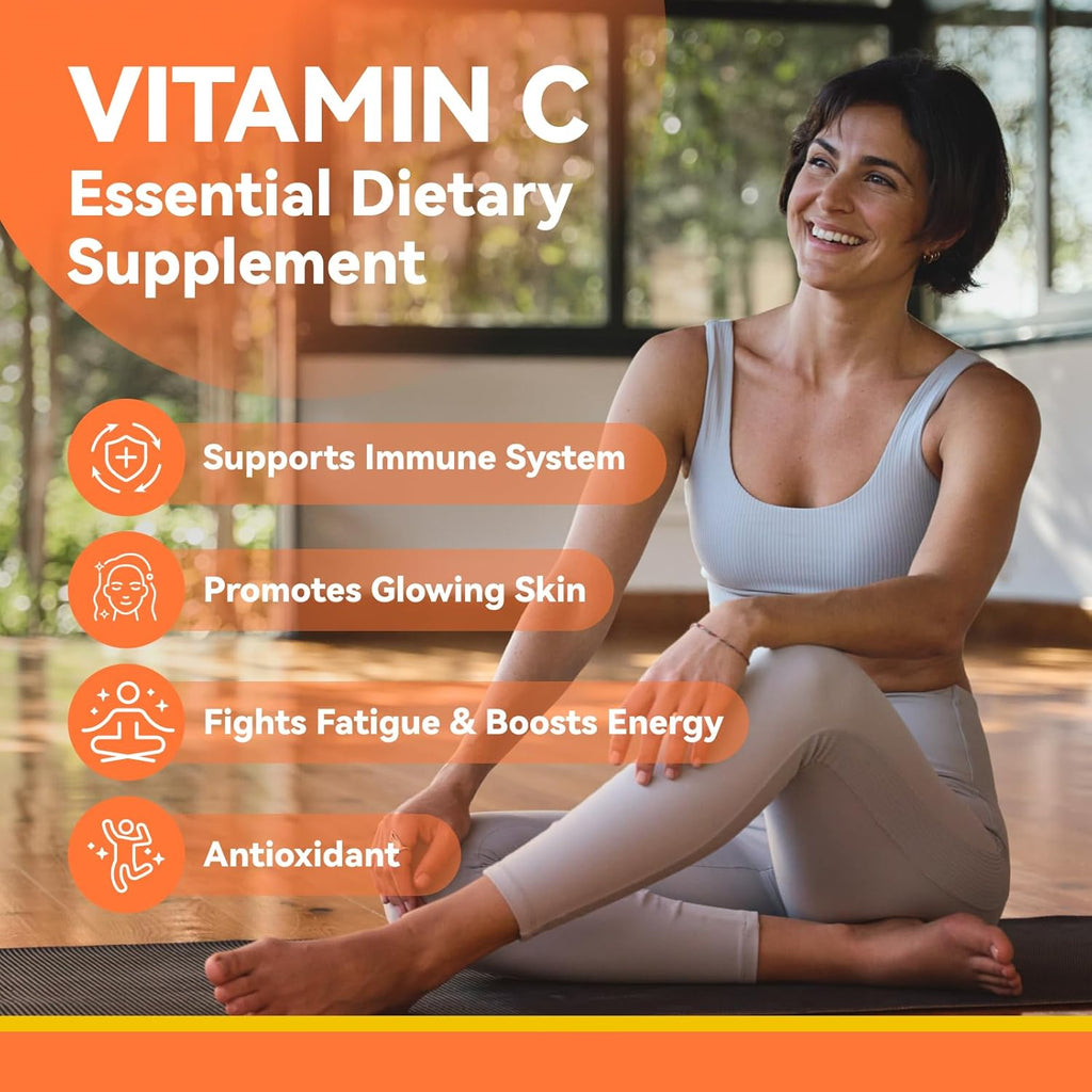 Zero Sugar Vitamin C Gummies 250 mg per Serving, Immune & Antioxidant Support, Natural Orange Flavor, 150 Count, 75 Day Supply, Sugar-Free, Vegetarian Gummies, No Artificial Sweeteners or Flavors