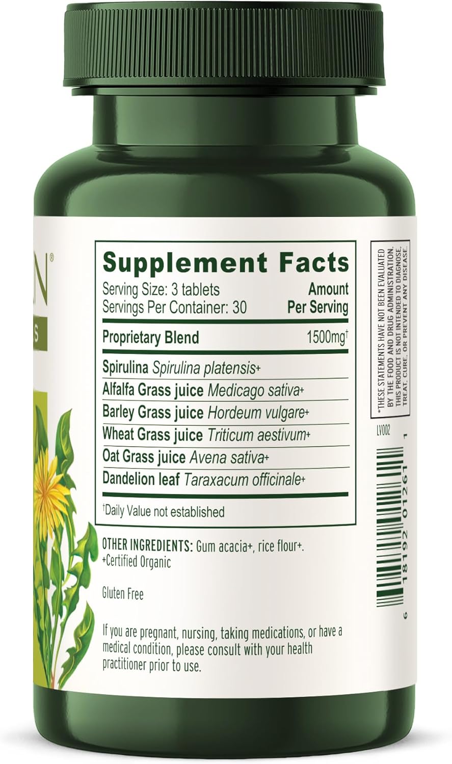 Banyan Botanicals Everyday Greens – Organic Superfood Tablets – Natural Source of Vitamins, Minerals & Antioxidants – Supports Optimal Energy & Health* – 90 Tablets – Non-GMO Sustainably Sourced Vegan