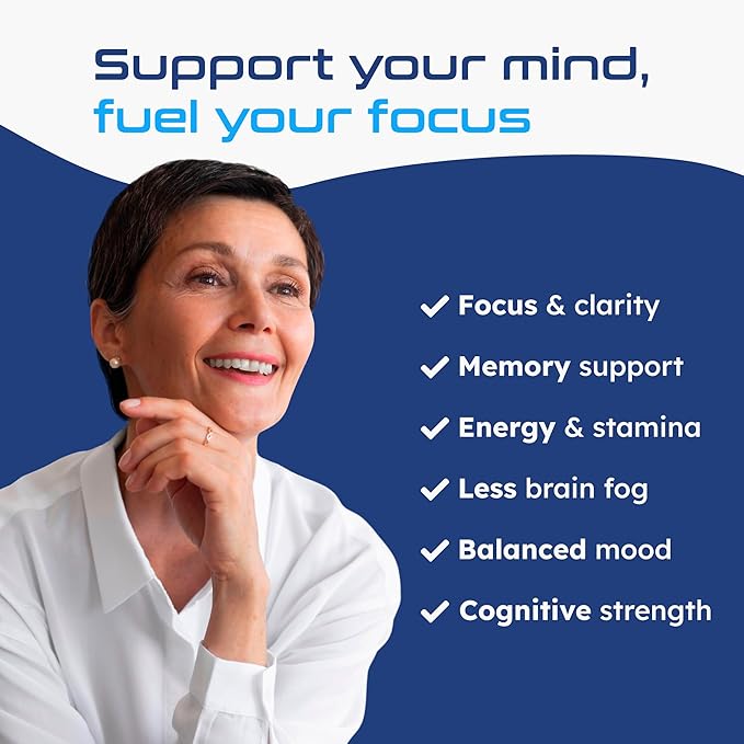 Neurella 2.0 Nootropic Brain Supplement – Adult Cognitive Health & Neuro Support, Brain Supplements for Memory and Focus with NAC Supplement, Ashwagandha & B12 Vitamins for Women & Men, 120 Capsules