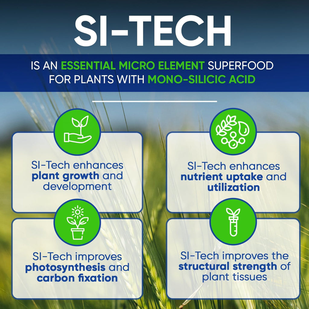 Si-Tech Silica, Mono-Silicic Acid Plant Nutrient Solution with Proprietary Technology (16 fl.oz)