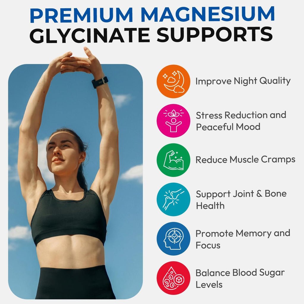 Magnesium Glycinate Gummies 600mg, Sugar Free Chewable Magnesium Gummies for Adults & Kids Relaxation, Stress Relief, Night Rest, No Melatonin, Gluten Free, Non GMO, Vegan, Pectin, 120 Count