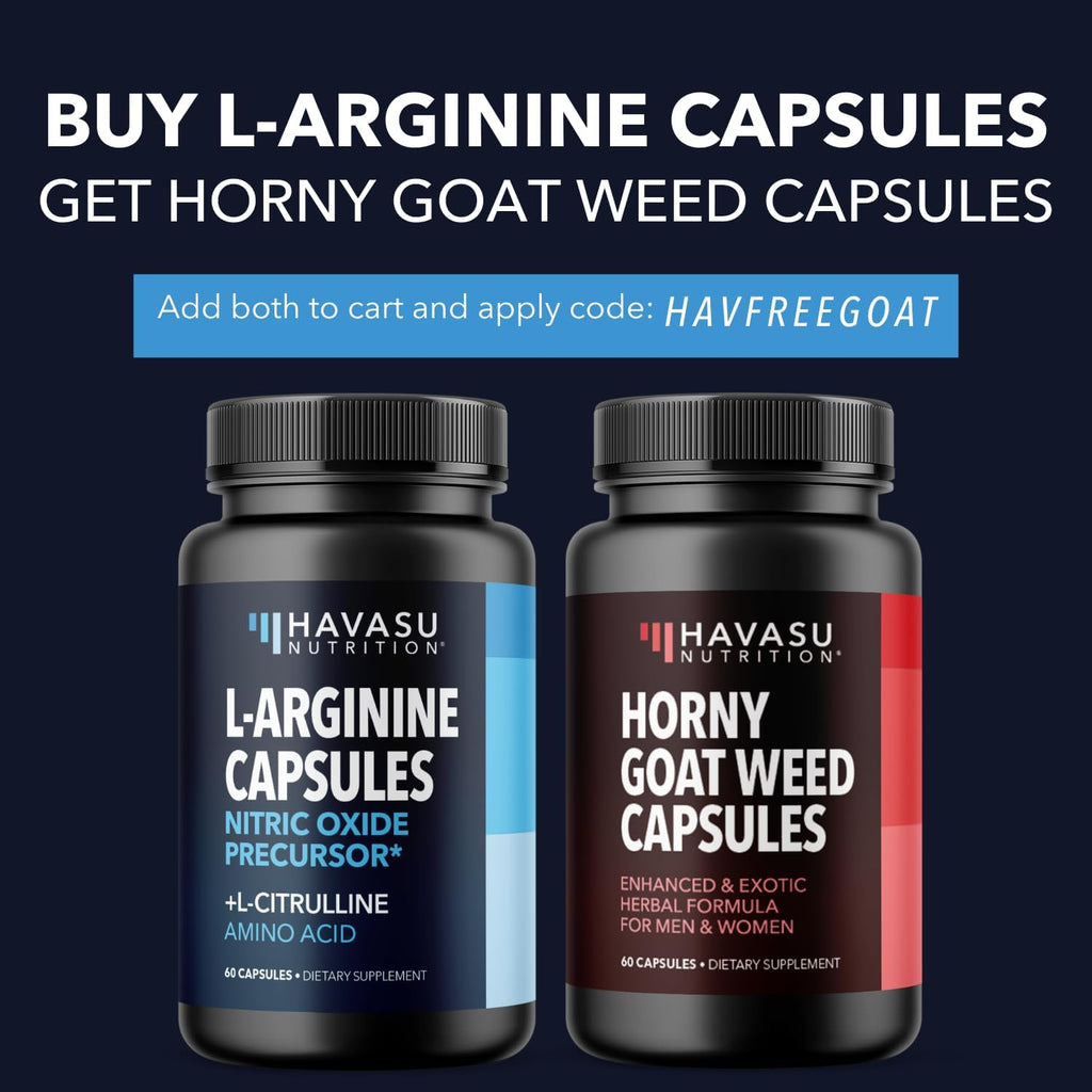Horny Goat Weed Capsules for Men & Women - Extra Strength Performance & Energy Support with Tongkat Ali, Muira Puama, and Saw Palmetto - 1 Month Supply Herbal Supplement for Increased Endurance