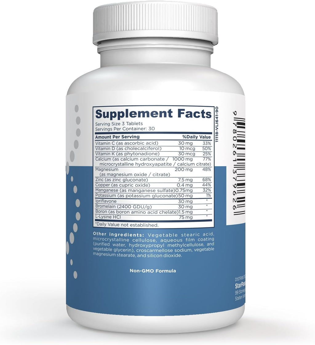 Bone MD Osteo Strength Ultimate Health Support | Supplement for Women and Men | Promote Density 90 Tablets
