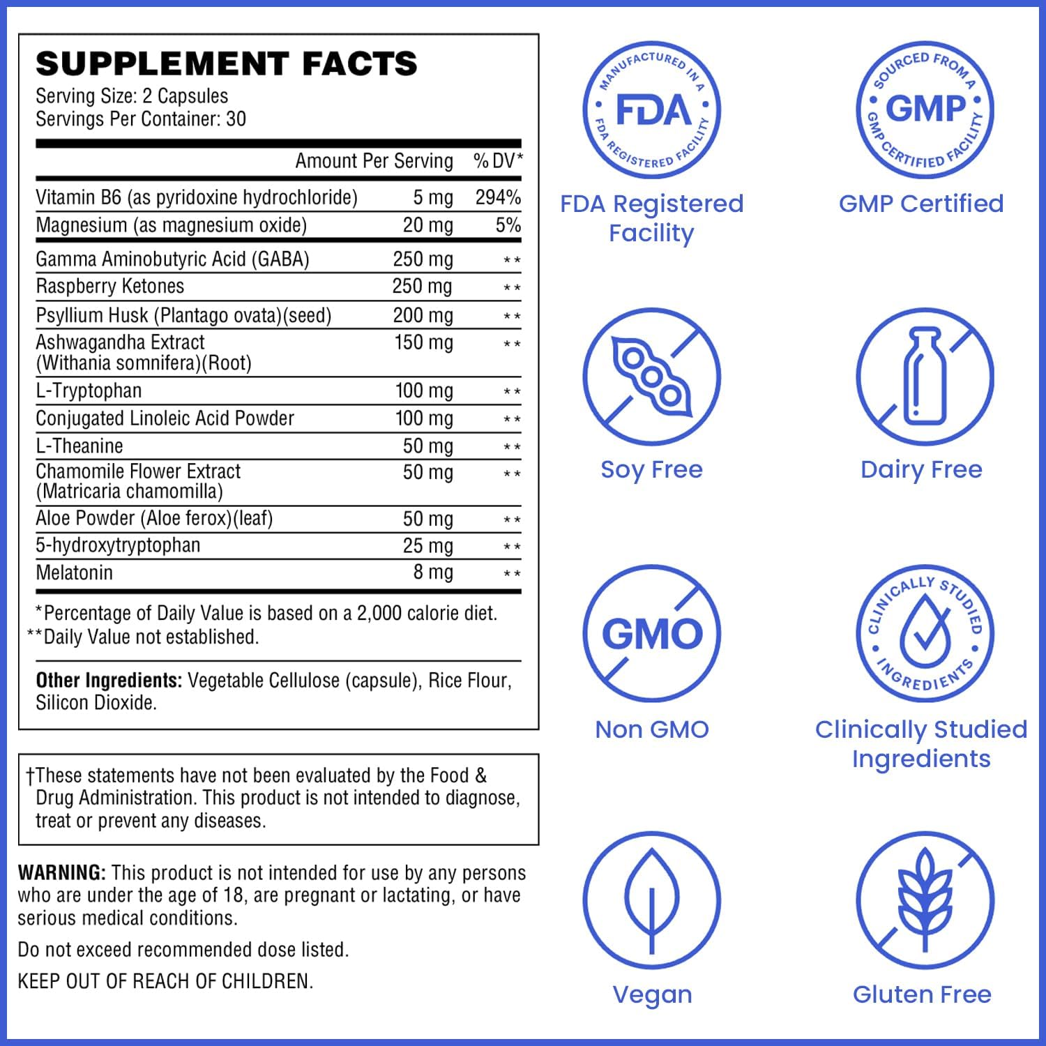 Wellthy Night Time Thermogenic - Vitamin B6, Ashwagandha & Melatonin - Nighttime Thermogenic for Women - Belly Thermogenic - Natural Weight Loss Supplements for Women, 60ct