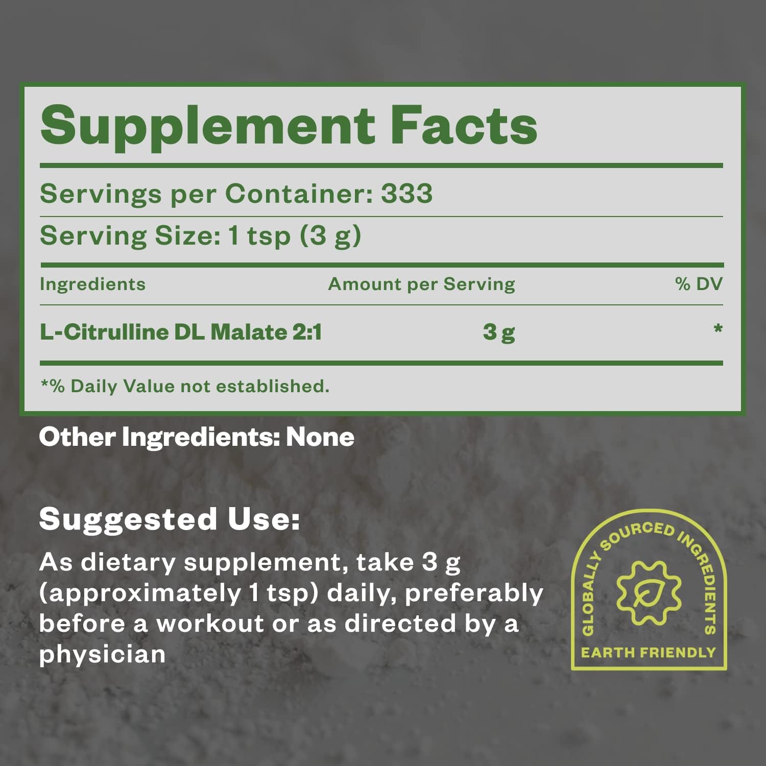 L Citrulline Malate 2:1 Powder, 1 kg, Supplement and Nitrate for Strength Performance and Energy, Pre-Workout L Arginine L Citrulline Supplement Powder, 334 Servings