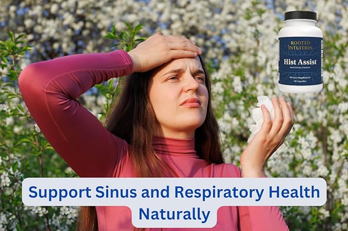 Hist Assist | Seasonal Sinus & Immune Balance Formula | Quercetin Bromelain NAC Nettle | Non-GMO Gluten Free | 40 Capsules