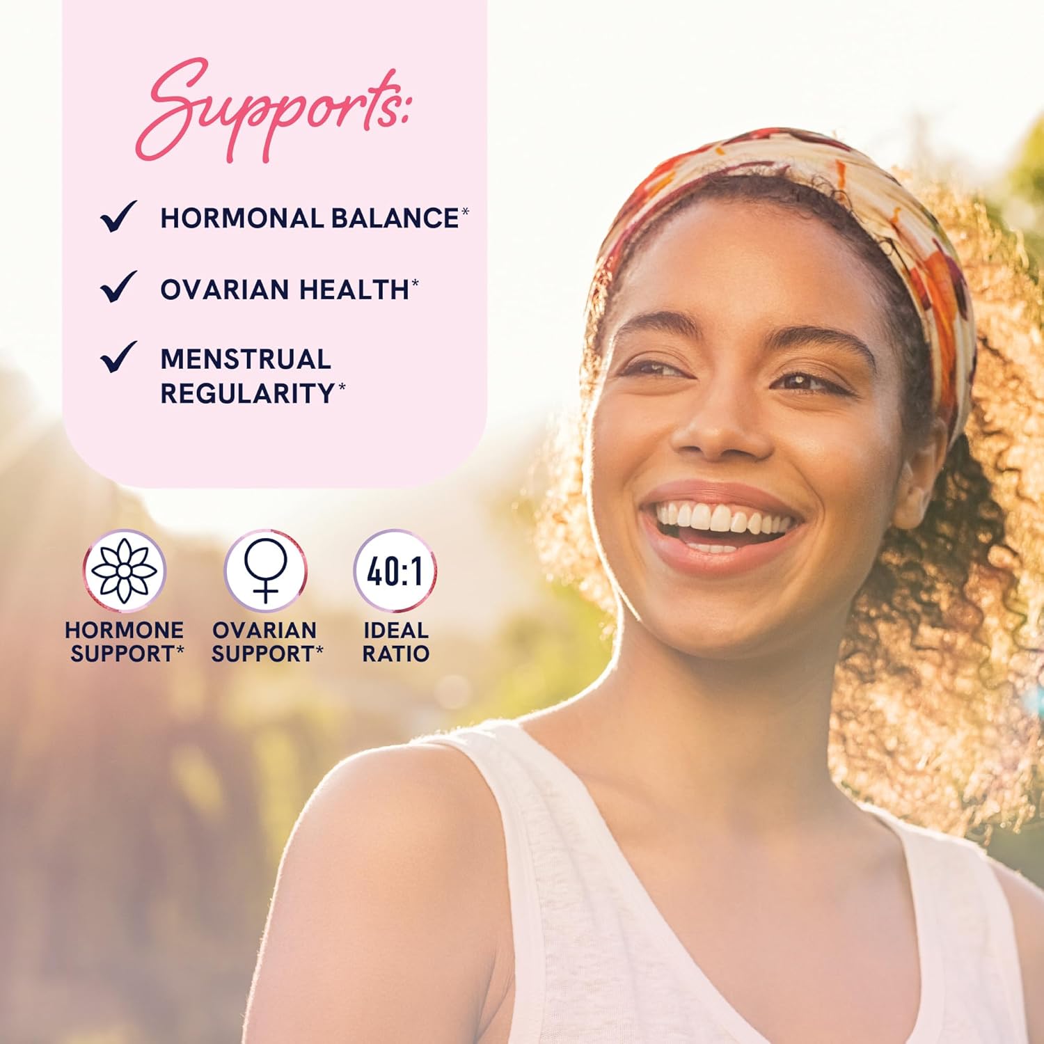 Myo-Inositol & D-Chiro Inositol for Hormone Balance for Women | Ideal 40:1 Ratio | Menstrual Cycle and Ovarian Health Support Supplement | Myo 2000mg & D Chiro 50mg with Vitamin B8 | 240 Count