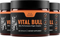Vital Bull Beef Organ Supplement for Men with Grass Fed Liver, Testicle, Prostate & Bone Marrow – Freeze Dried Beef Organ Capsules for Nutrient Support – 90 Day Supply